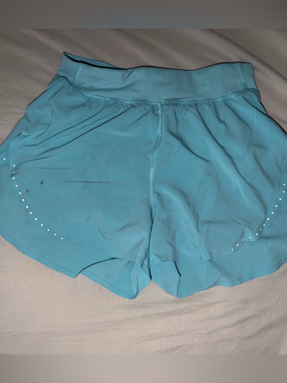 lululemon athletica Light Blue Athletic Running Shorts